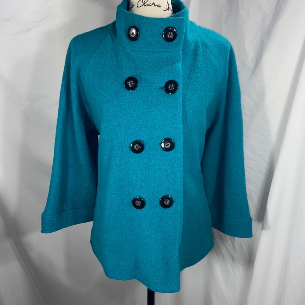 Chico’s 100% wool swing coat